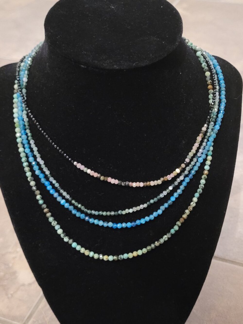Bundle of 4 Genuine Crystal Necklaces